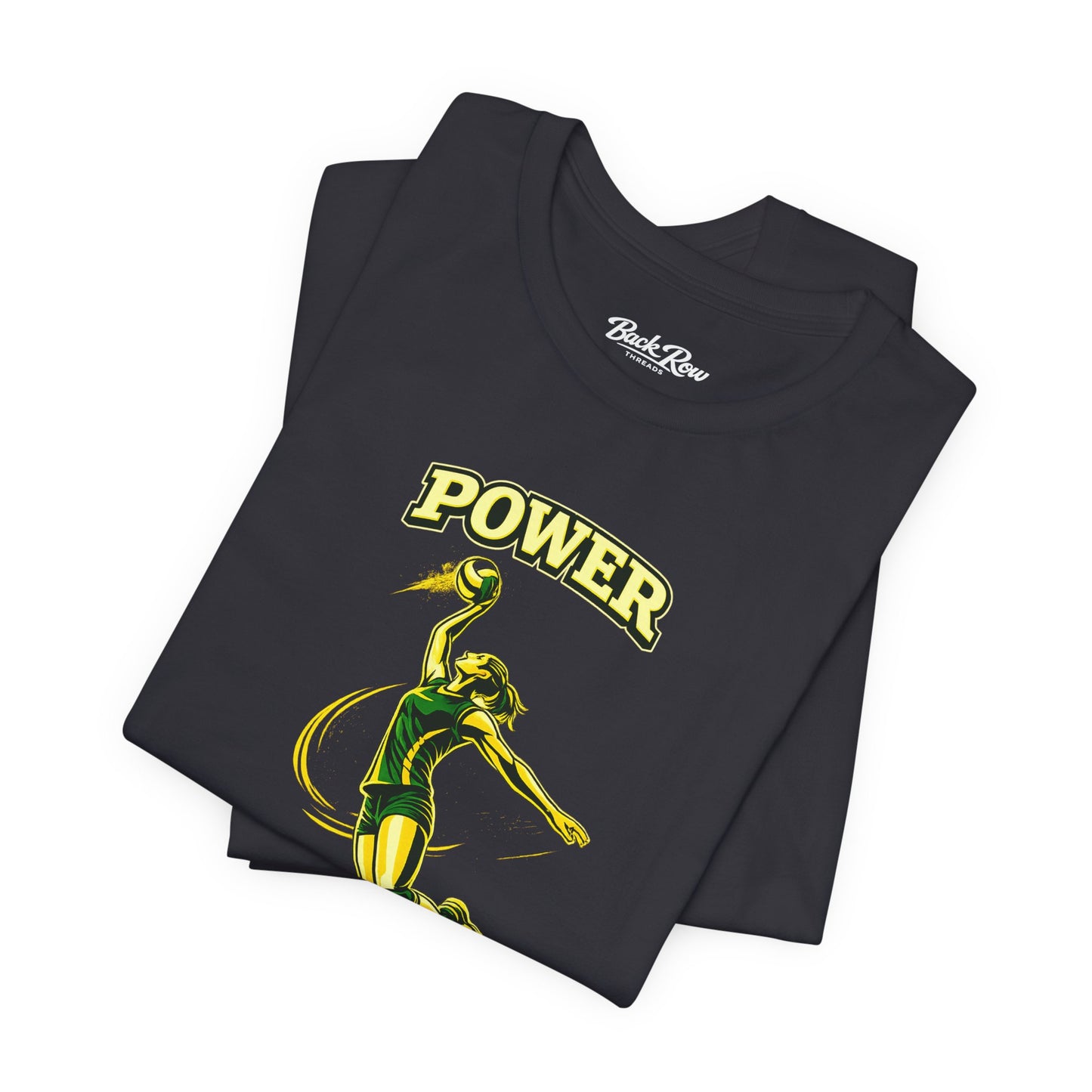 🏐 Power Behind the Ten  –  Volleyball T-Shirt