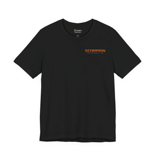 🏐 Copper Scorpion –  Double Sided Volleyball T-Shirt