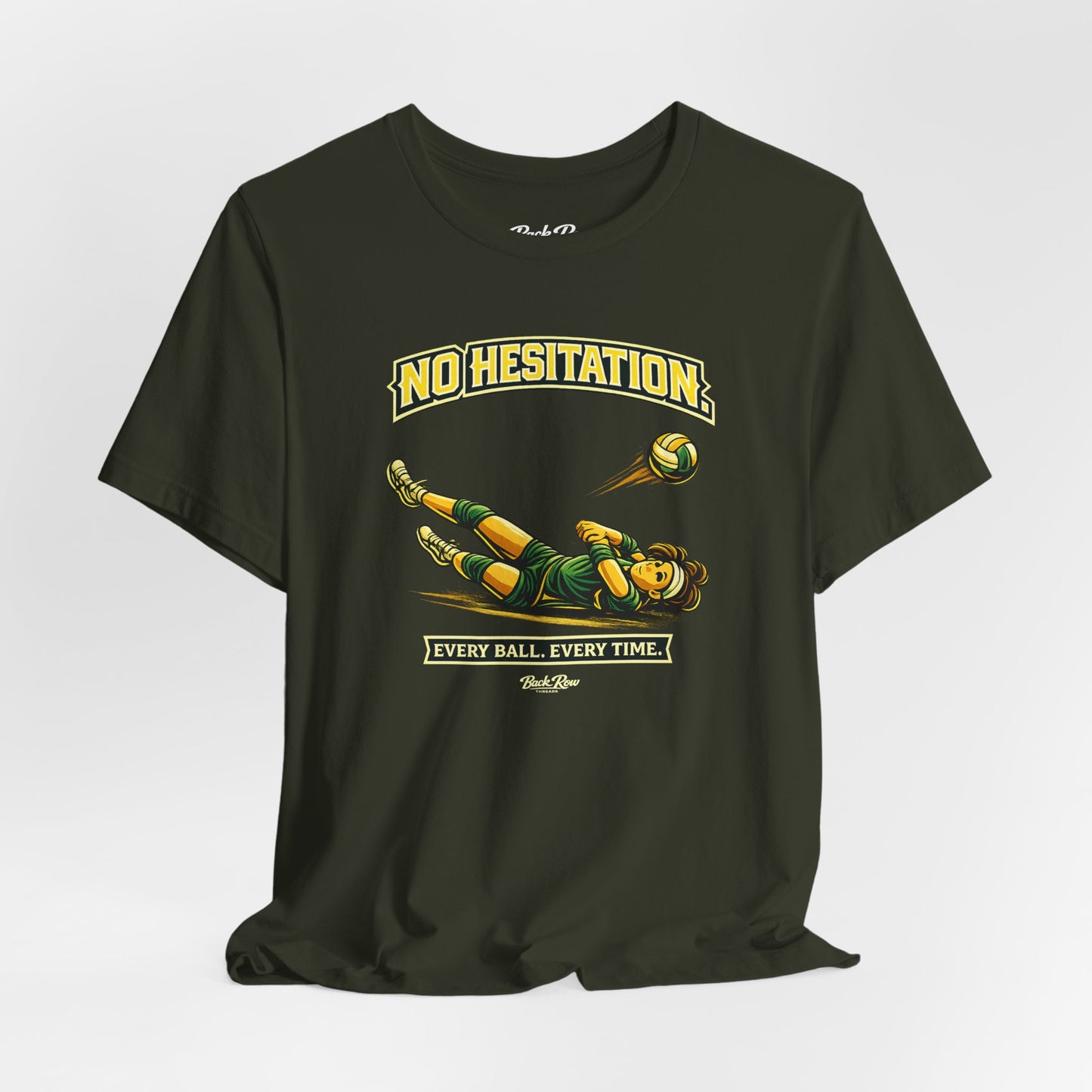 🏐 No Hesitation  –  Volleyball T-Shirt