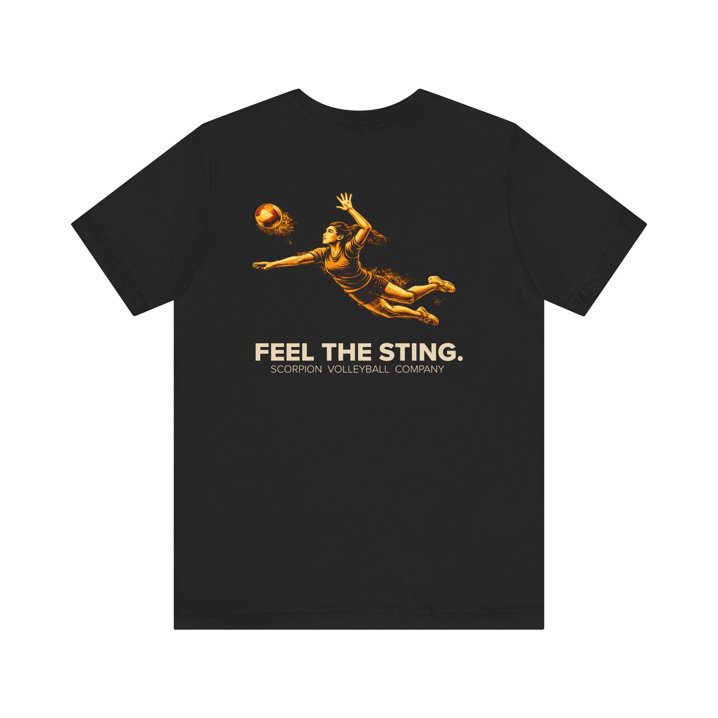 🏐 Feel the Sting –  Double Sided Volleyball T-Shirt