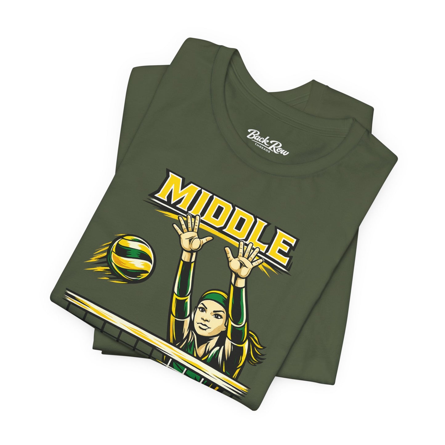 🏐 Middle - Own the Net  –  Volleyball T-Shirt