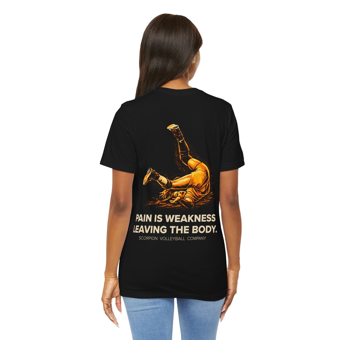🏐 Bring the Pain –  Double Sided Volleyball T-Shirt