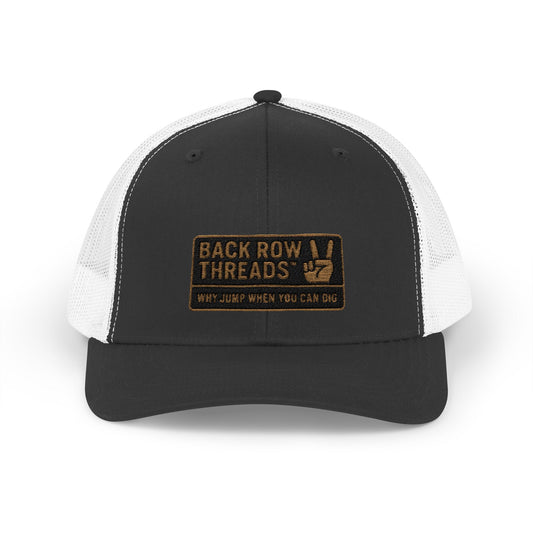 🏐 Back Row Threads Iconic Snapback Trucker Cap