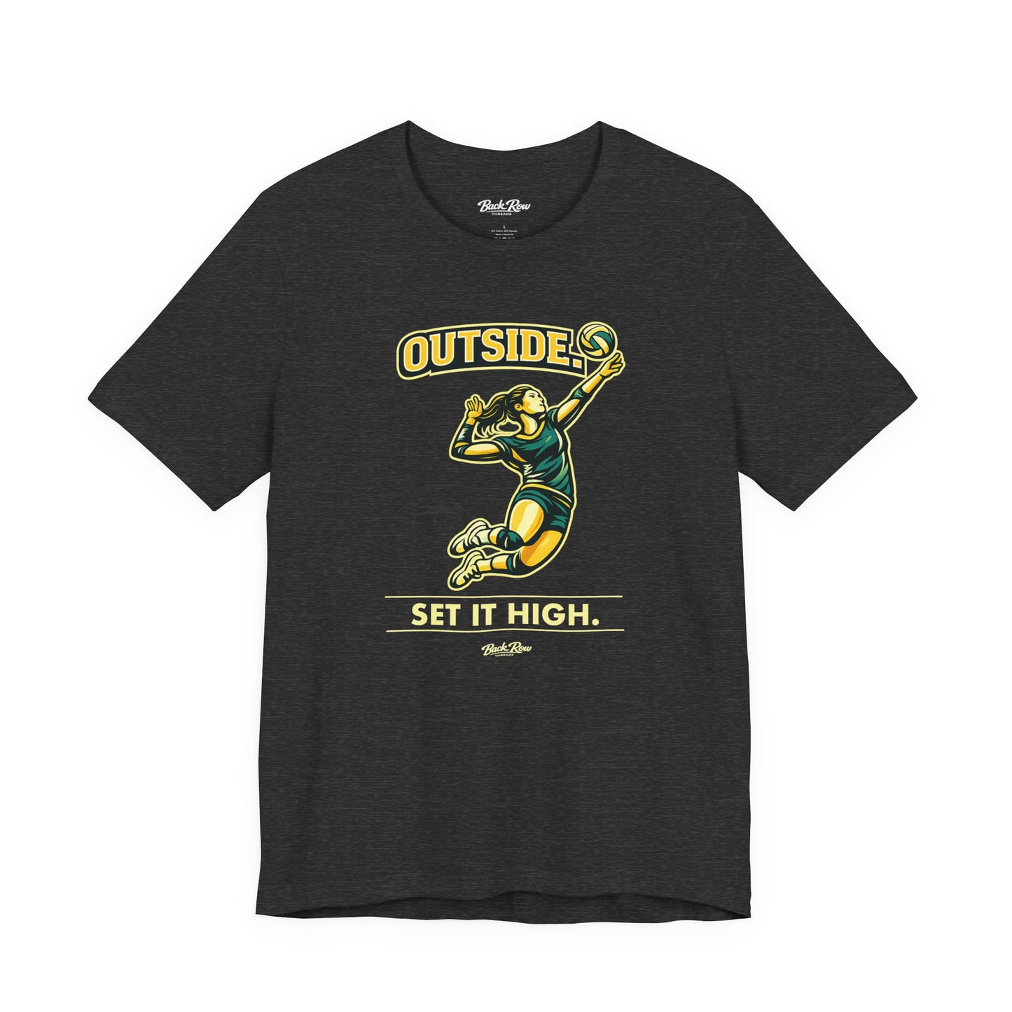 🏐 Outside - Set It High  –  Volleyball T-Shirt
