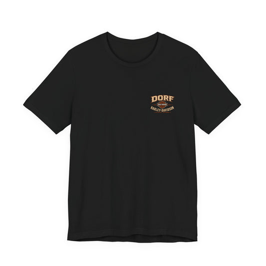 Harley-Davidson Dorf Arizona Tee — Vintage Motorcycle Sunset T-Shirt