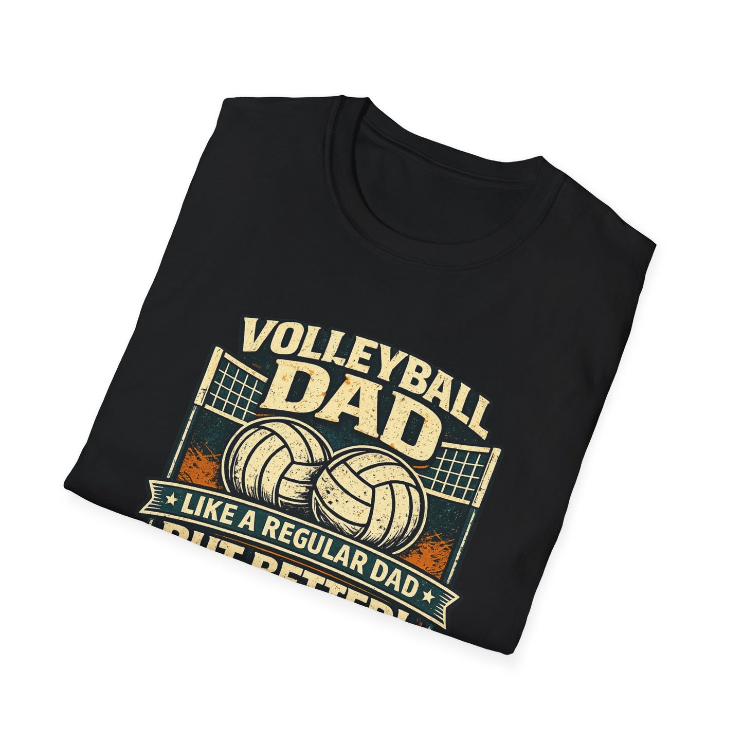 Volleyball Dad T-Shirt | Vintage Volleyball Graphic, Sports Dad Tee