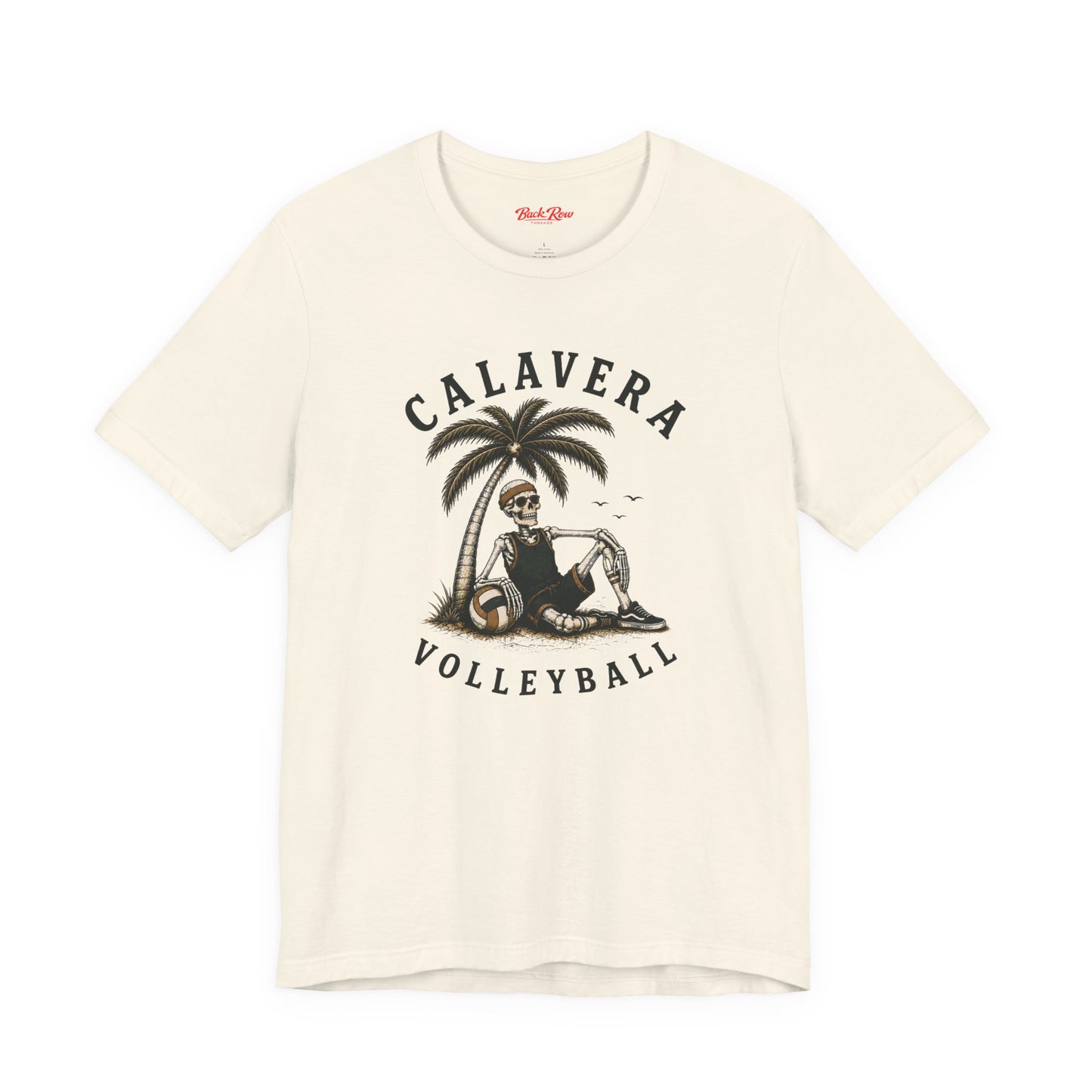 Calavera Volleyball Tee — Skull Beach Volleyball T-Shirt