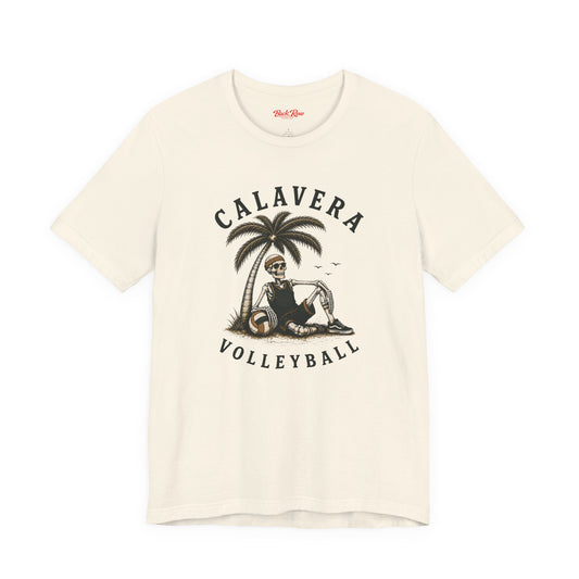 Calavera Volleyball Tee — Skull Beach Volleyball T-Shirt