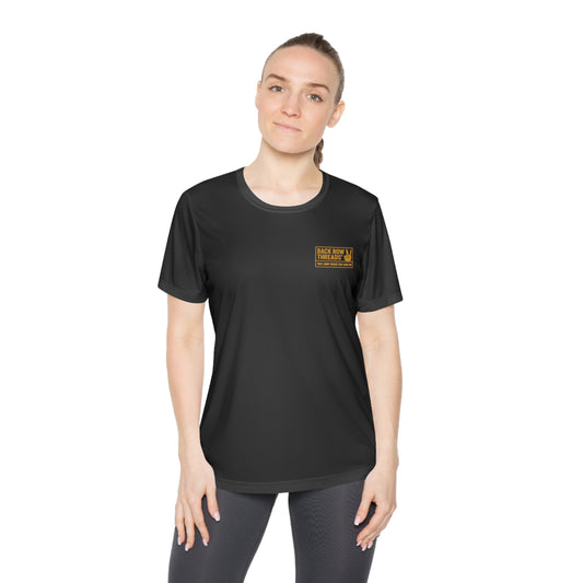 🏐 Women's Volleyball Performance Tee – Back Row Threads Logo Edition