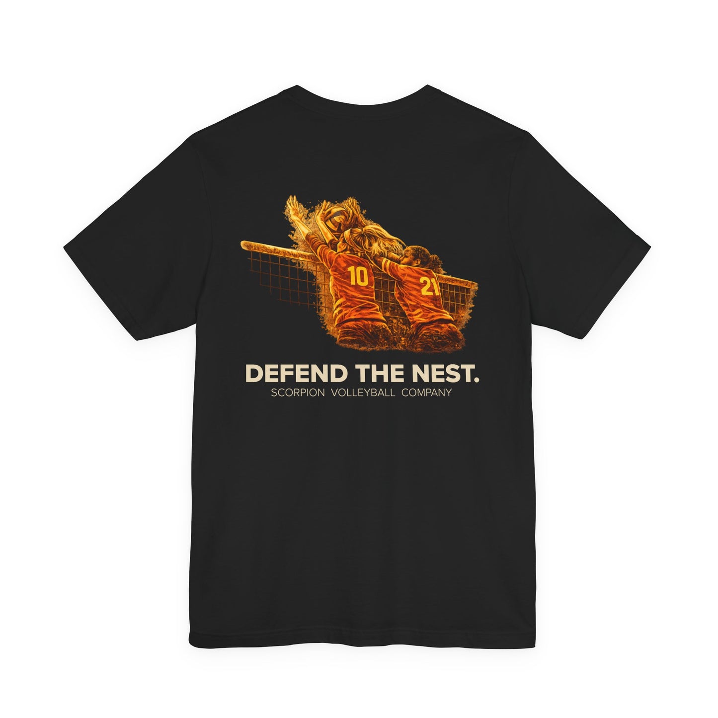 🏐 Defend the Nest –  Double Sided Volleyball T-Shirt