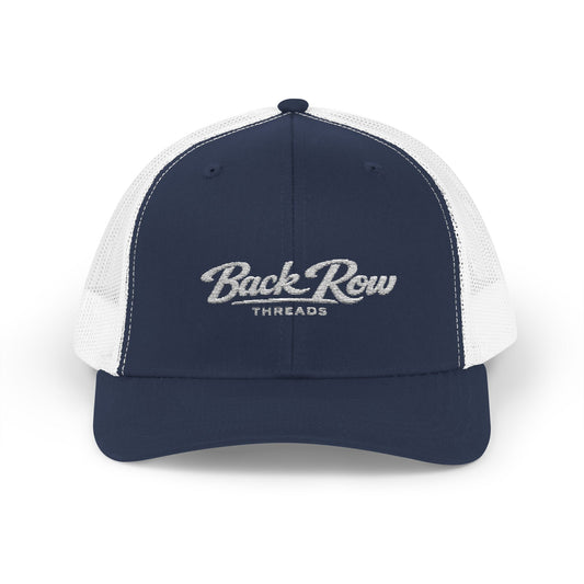 Bad Row Trucker Hat - Vintage Script Snapback Cap