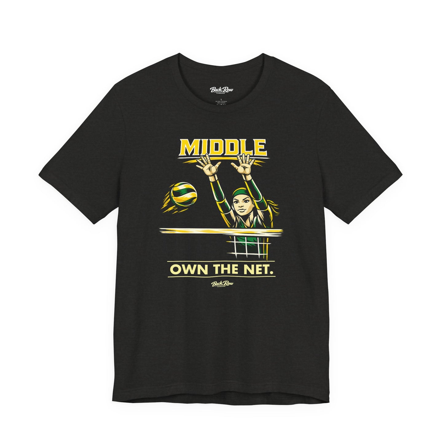 🏐 Middle - Own the Net  –  Volleyball T-Shirt